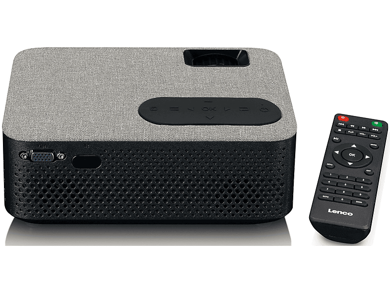 LENCO Projecteur HD Bluetooth 4000 lm (LPJ-700BKGY)
