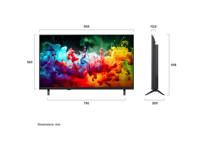 LG QNED AI 43QNED70B6C 2026 4K Smart (2026) - Ultra HD 4K - TV miniLED - 43 pouces - 2026
