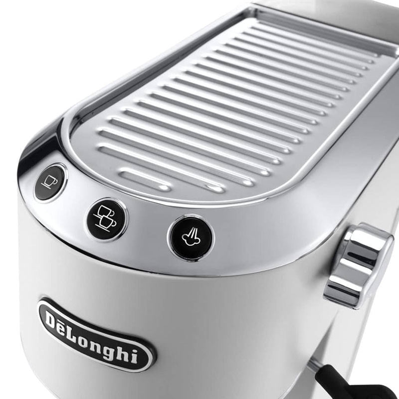 Machine à café POD ou Moulu - De'Longhi Dedica Blanche-EC695W