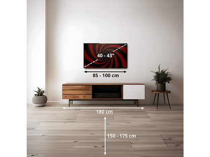 PEAQ 400684 - Ultra HD 4K - TV QLED - 43 pouces - 2025