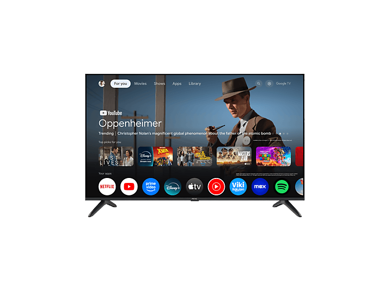 PEAQ 400684 - Ultra HD 4K - TV QLED - 43 pouces - 2025