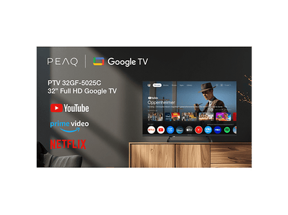 PEAQ Télévision Google TV 32'' 32GF-5025C
