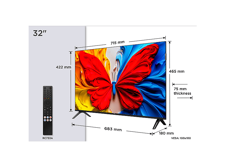 TCL 32S5K FHD QLED Android TV (2025)
