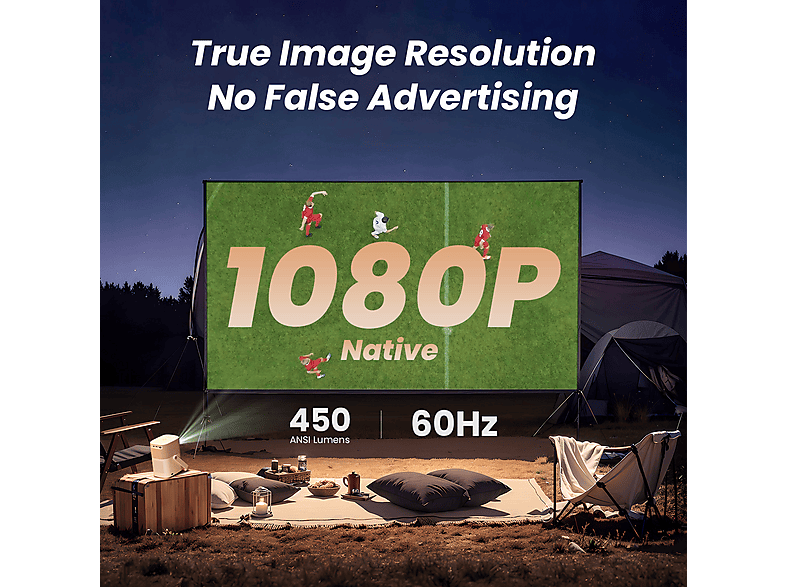 YABER T2 PLUS SMART PORTABLE BEAMER 2X5W JBL AUDIO NFC 450ANSI 8000MAH